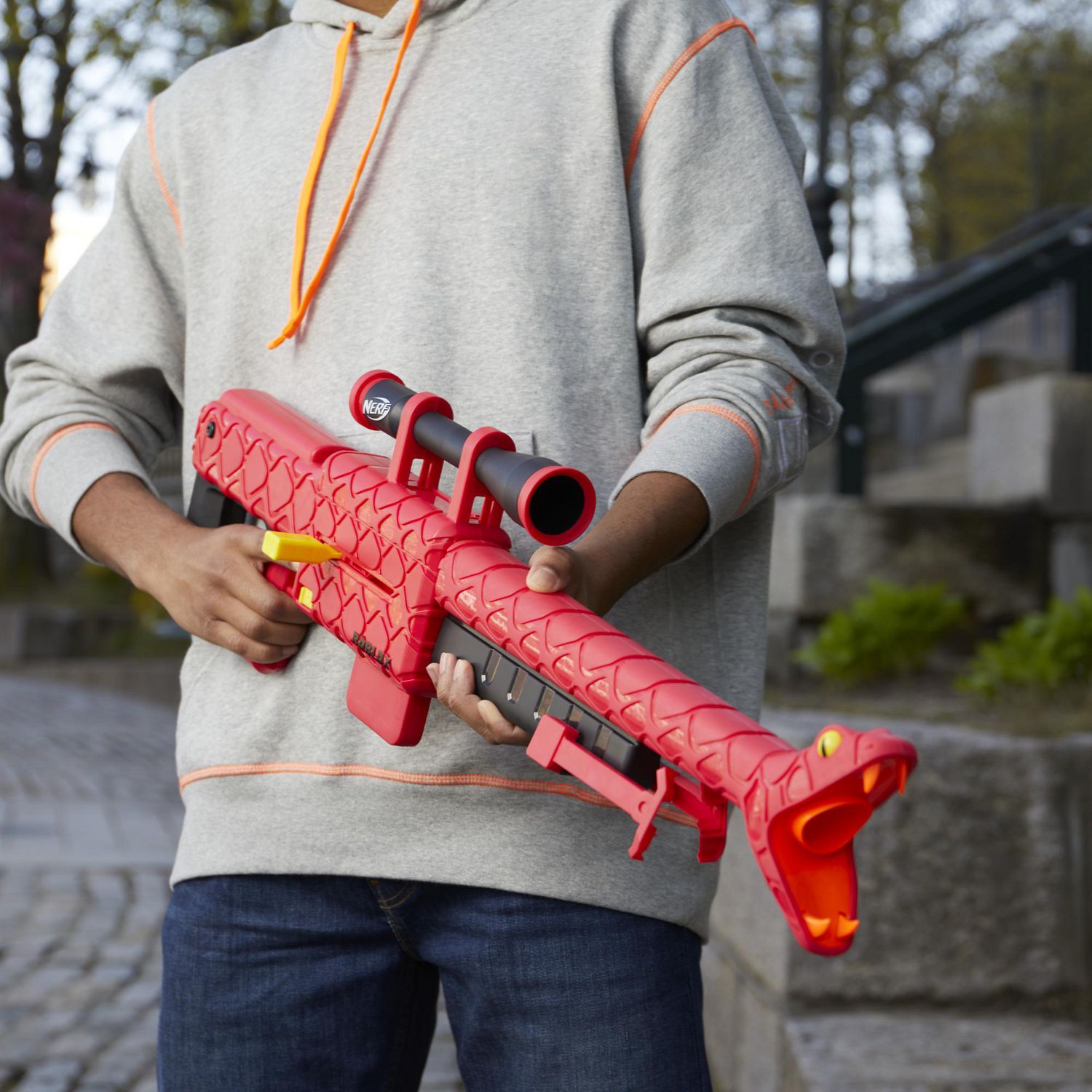  NERF Roblox Zombie Attack: Viper Strike Sniper-Inspired Blaster  with Scope, Code for Exclusive Virtual Item : Toys & Games