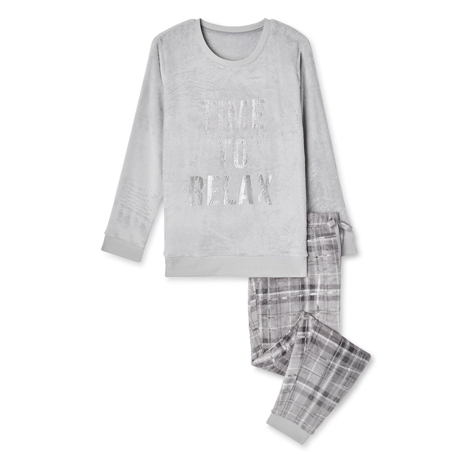 George Plus Women's Plush Pajamas 2-Piece Set