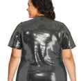 thumbnail image 3 of George Plus Women's Metallic Dot Sequin Tee Dress, 3 of 6