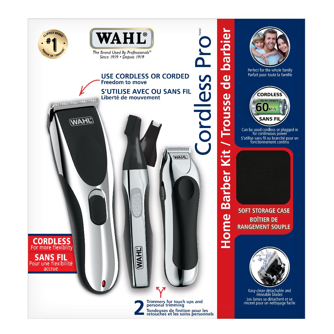 Wahl Cordless Pro Home Barber Kit - Model 3155 - Walmart.ca