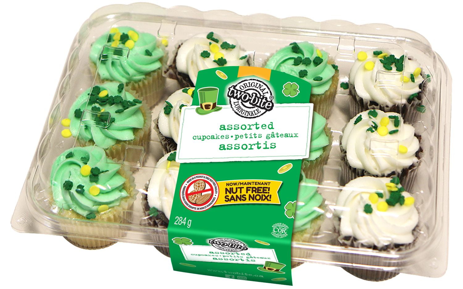 twobite St. Patrick's Assorted Mini Cupcakes 12ct Walmart Canada