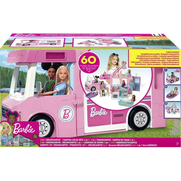 Barbie l'avion de reve avec mobilier rangements et accessoires - 58 cm - La  Poste