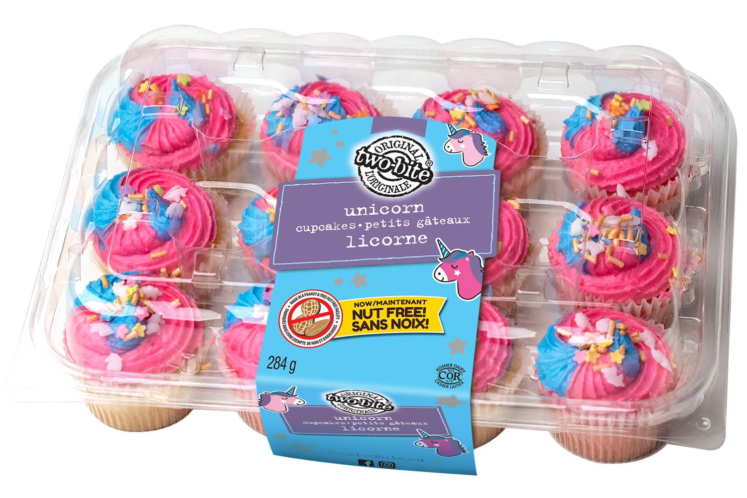 two-bite® Unicorn Cupcakes 12ct | Walmart Canada