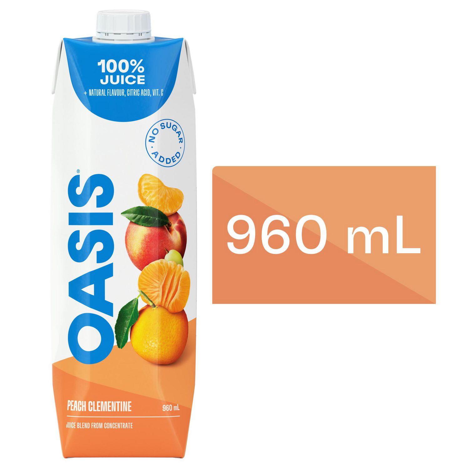 Oasis FruitZoo Peach Clementine Fruit Juice Blend with Vitamins ...