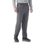 Pantalón Deportivo Fruit Of The Loom Fleece Para Niño - Azul Con Rayas Y Fondo Elástico