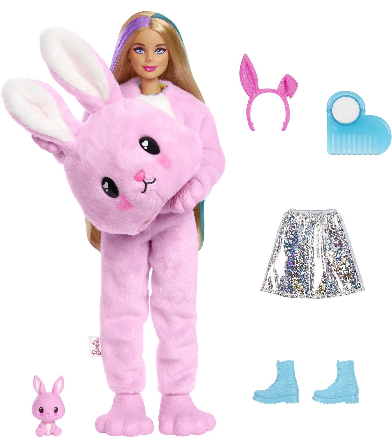 Barbie Cutie Reveal Doll with Bunny Plush Costume & 10 Surprises