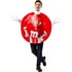 Costume de Red M&M's pour adulte M&M's – image 1 sur 5