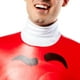 Costume de Red M&M's pour adulte M&M's – image 3 sur 5