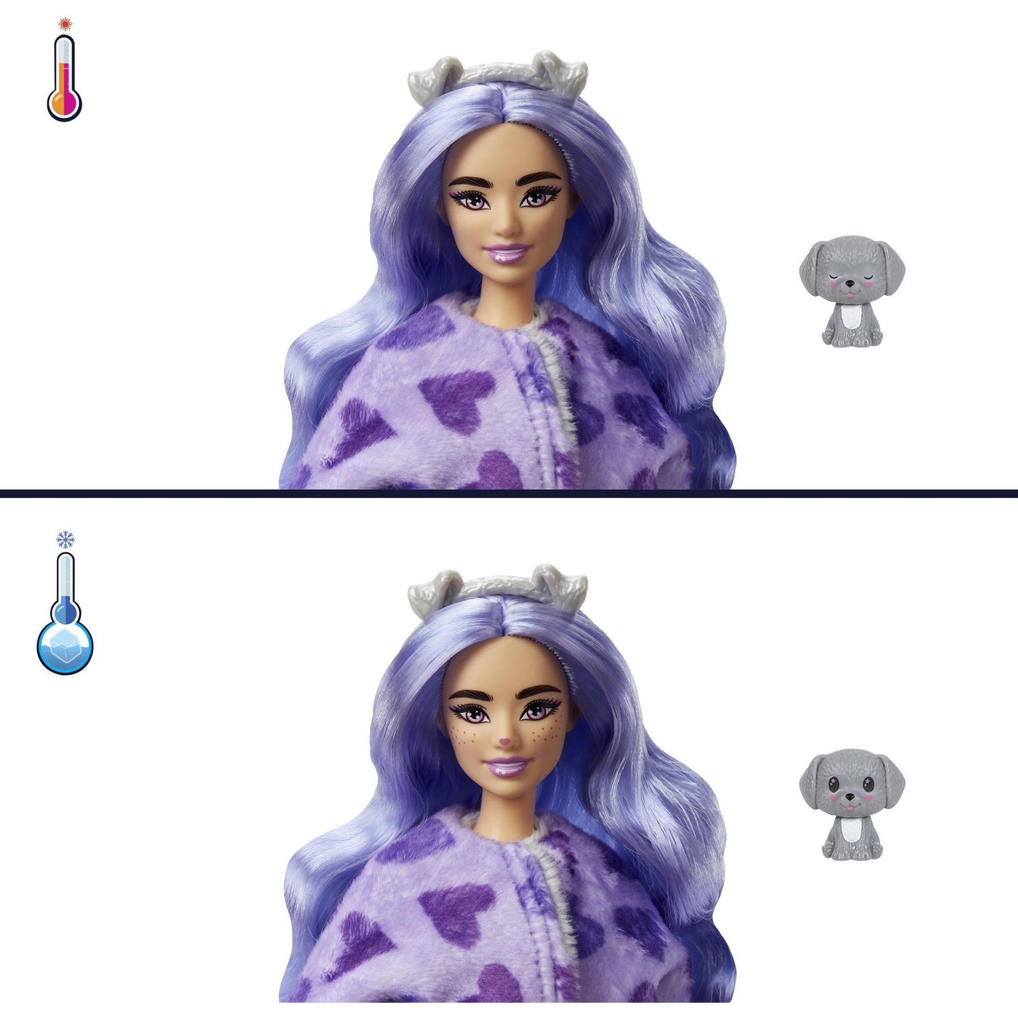 Coffret Barbie Cutie Reveal - Poupée Chiot Avec 10 Surprises, Jouet Pour Enfants - HHG21