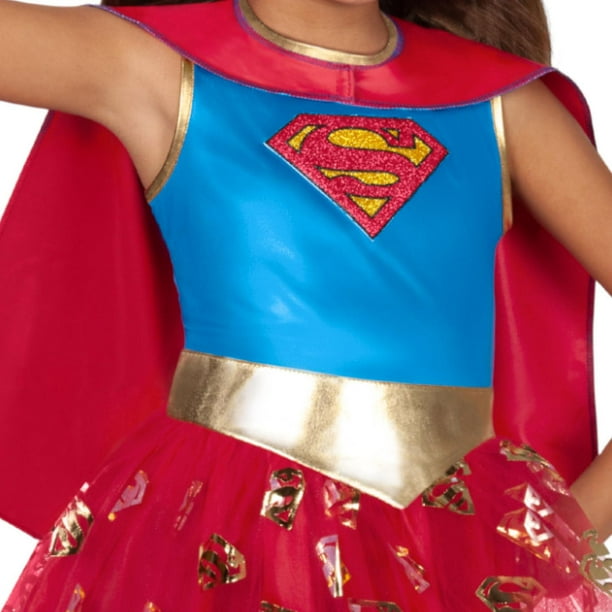 DEGUISEMENT FILLE SUPERGIRL TAILLE 7-8 ANS