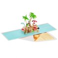 thumbnail image 1 of Hallmark Signature Paper Wonder Pop Up Christmas Card (Tropical Santa), 1 of 8