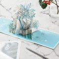 thumbnail image 3 of Hallmark Signature Paper Wonder Frozen Pop Up Christmas Card (Elsa, Feel the Magic), 3 of 8