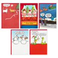 thumbnail image 1 of Hallmark Shoebox Funny Christmas Cards Assortment, 5 Cards with Envelopes (Cats, Snowmen, Santa), 1 of 9