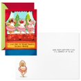 thumbnail image 3 of Hallmark Shoebox Funny Christmas Cards Assortment, 5 Cards with Envelopes (Cats, Snowmen, Santa), 3 of 9