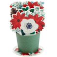 thumbnail image 2 of Hallmark Paper Wonder Displayable Pop Up Christmas Card (Poinsettia Bouquet), 2 of 7