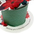 thumbnail image 3 of Hallmark Paper Wonder Displayable Pop Up Christmas Card (Poinsettia Bouquet), 3 of 7