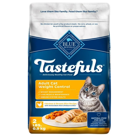 Tastefuls Adult Weight Control Natural Dry Cat Food, 0.9kg
