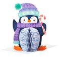 thumbnail image 1 of Hallmark Paper Wonder Displayable Pop Up Honeycomb Christmas Card (Penguin), 1 of 7