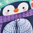 thumbnail image 4 of Hallmark Paper Wonder Displayable Pop Up Honeycomb Christmas Card (Penguin), 4 of 7