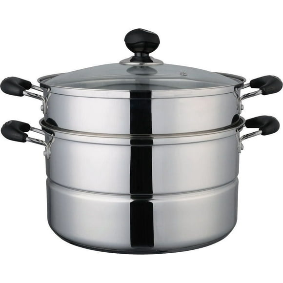 ASD 2 Layer Stainless Steel Chinese Steamer
