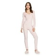 thumbnail image 1 of No Boundaries Women's Velour Sleep Romper, 1 of 6