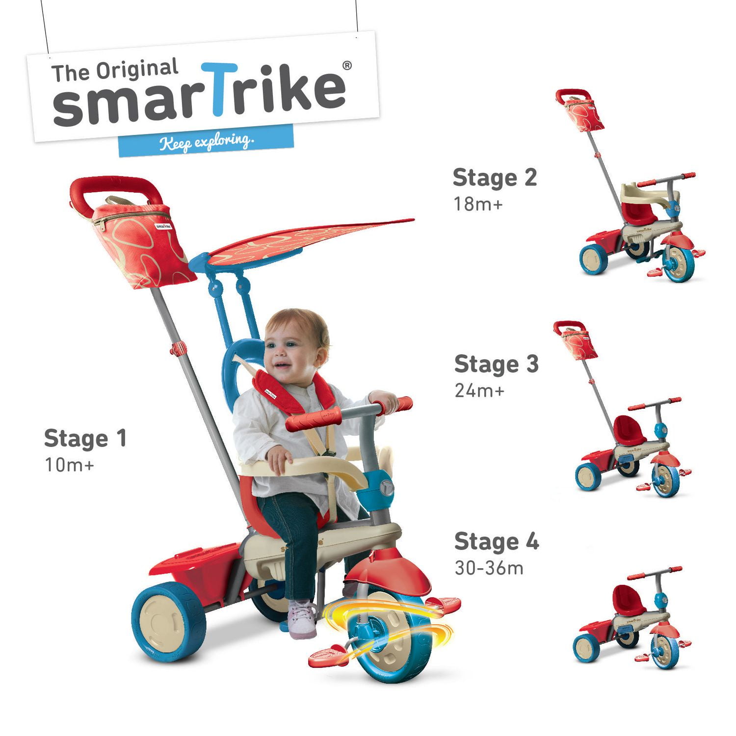 Smart Trike Vanilla In Tricycle Walmartca - smart trike vanilla in tricycle walmartca -