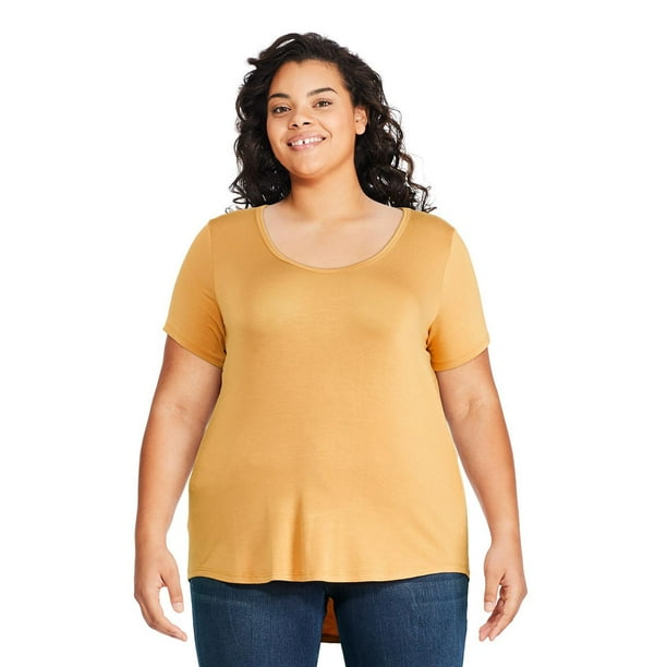 George Plus Women's Voop Neckline Tee - Walmart.ca