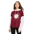 thumbnail image 1 of No Boundaries Women's Oversized Graphic Hoodie, 1 of 6