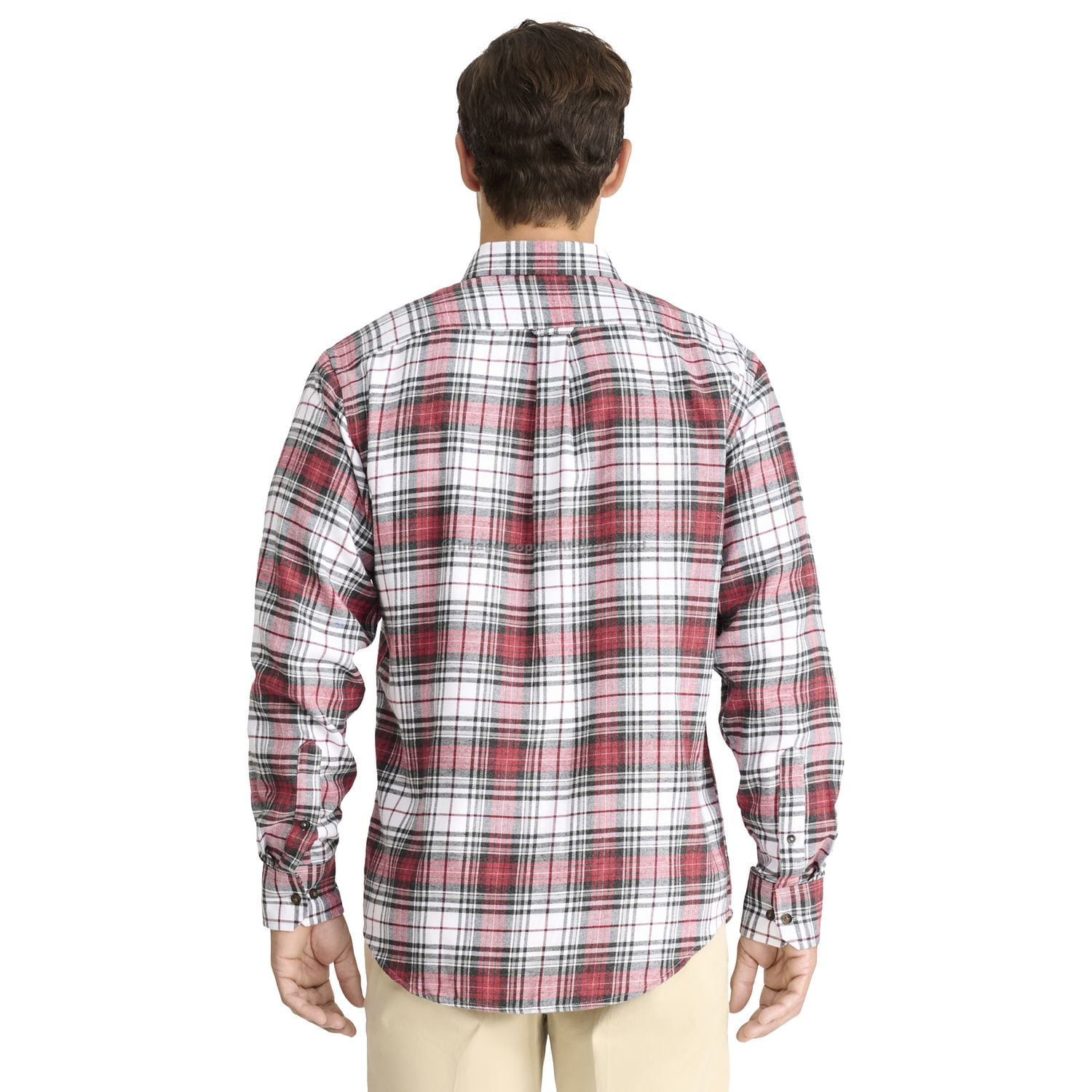 IZOD MENS LONG SLEEVE FLANNEL