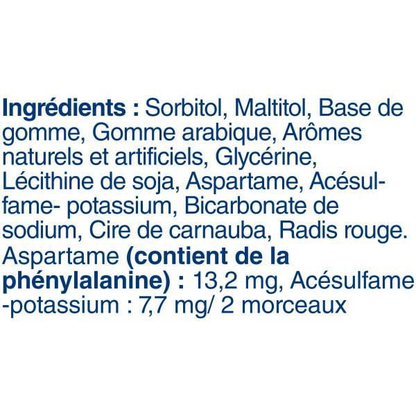 EXCEL White Bubblemint, Teeth Whitening Sugar Free Chewing Gum, 60 Pieces, 1 Bottle, 1 Bottle, 60 pellets