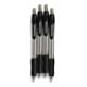Papermate Stylos à bille Profile à pointe rétractable, 1,4 mm, noir, paq./4 Prise confortable – image 3 sur 4