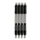 Papermate Stylos à bille Profile à pointe rétractable, 1,4 mm, noir, paq./4 Prise confortable – image 4 sur 4