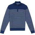 thumbnail image 4 of IZOD MENS QUARTER ZIP STRIPE SWEATER, 4 of 4