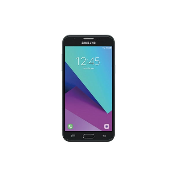 Samsung Galaxy J3 Prime 5 "Téléphone cellulaire déverrouillé, 16 Go, 1.4 GHz Quad-core, Android 7.0 Nougat, Noir