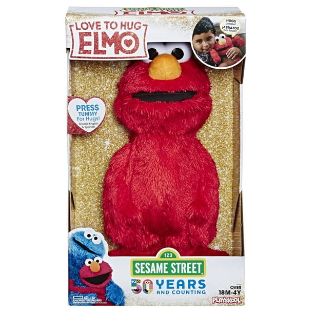 Sesame Street - Love to Hug Elmo Peluche Parler, chanter et étreindre