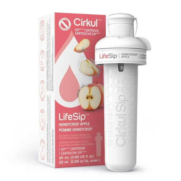 Cirkul LifeSip Honeycrisp Apple Flavor Cartridge 1pack, CKL HONEY