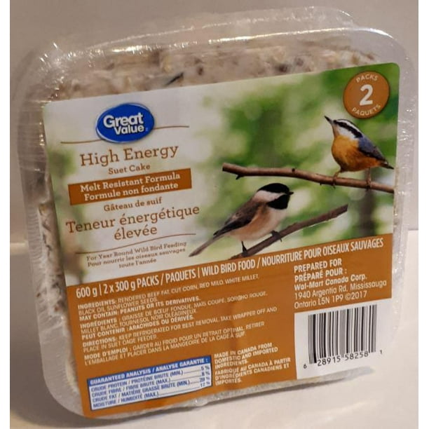 Great Value High Energy 2 Pack Suet Walmart.ca