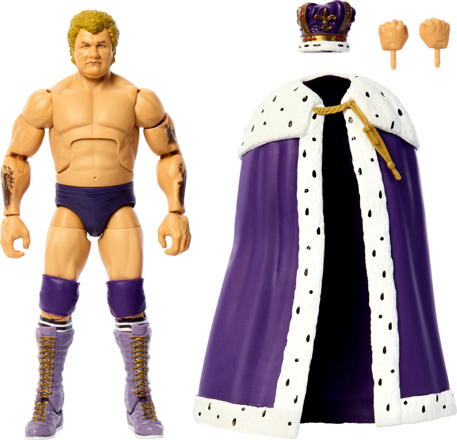 WWE Elite Collection King Harley Race Greatest Hits Action