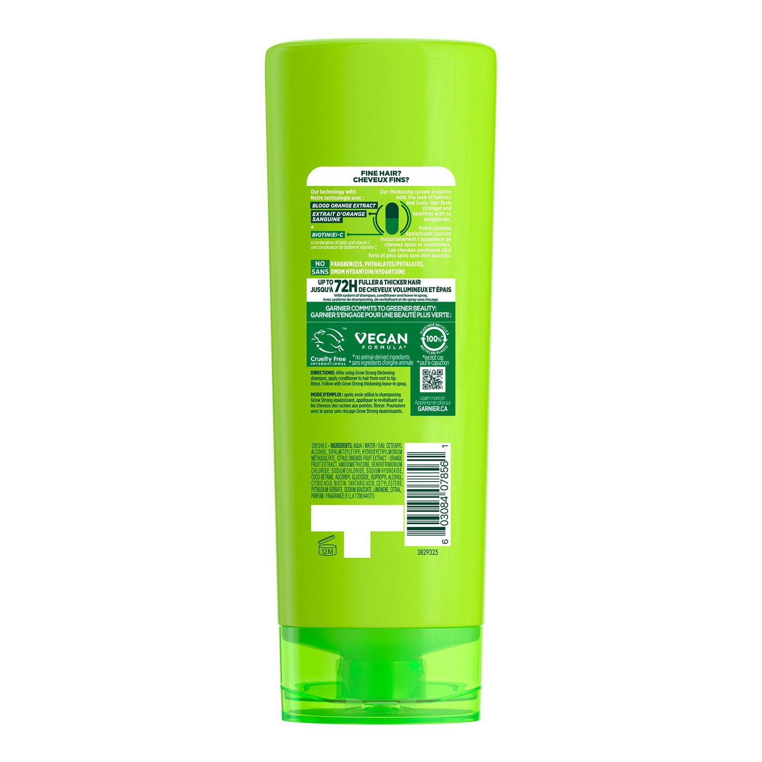 Garnier Fructis Grow Strong Thickening Conditioner for Fine Hair 