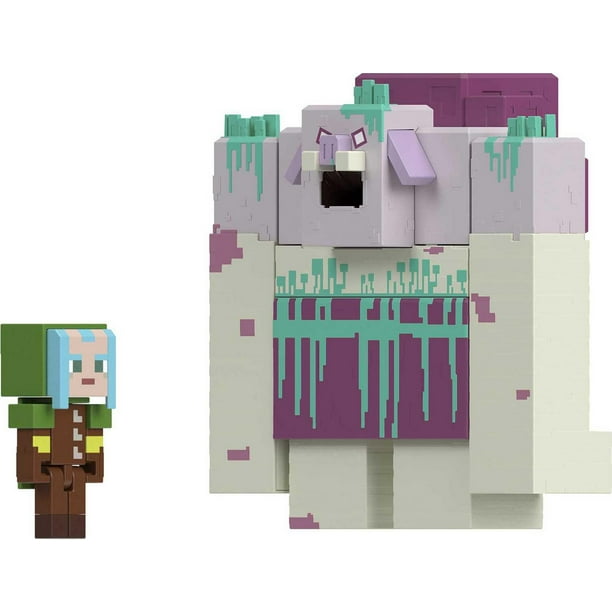 Figurine articulée Minecraft Legends 2 pack - Pigmadillo contre