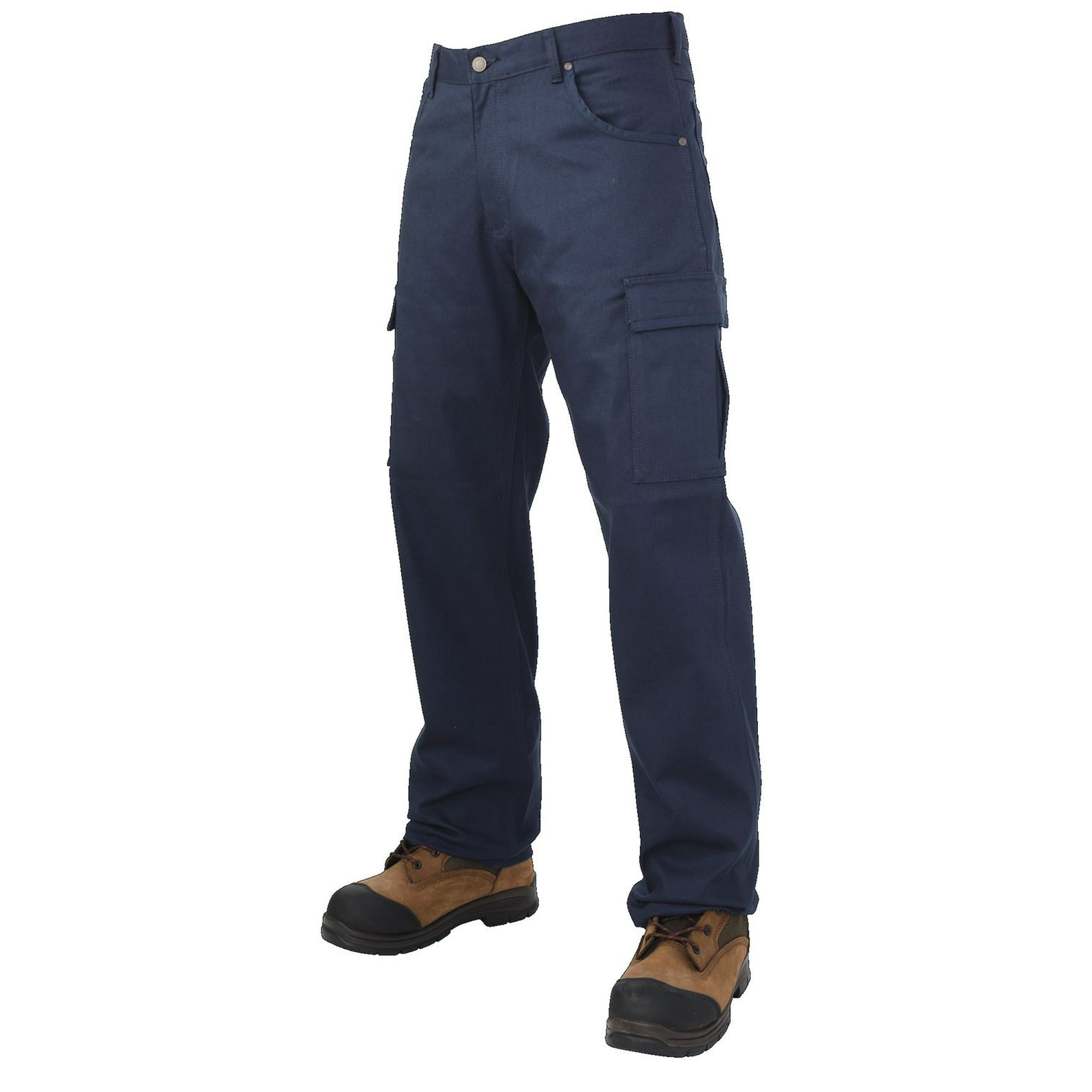 Buy Navy Blue Side Pocket Straight Cargo Pants Cotton for Best Price,  Reviews, Free Shipping