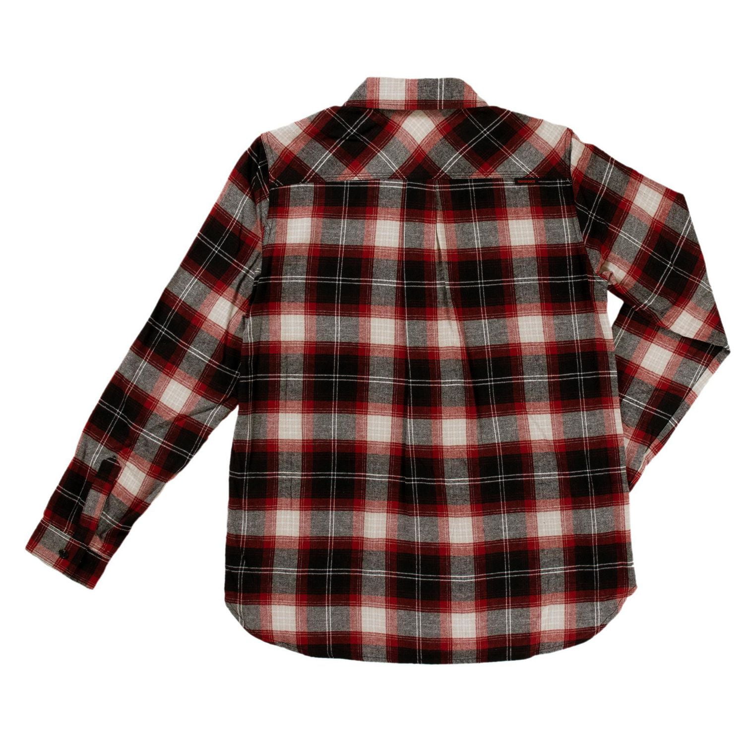 TOUGH DUCK WOMEN'S YARN DYED, DOUBLE PRE-SHRUNK BRUSHED COTTON FLANNEL SHIRT