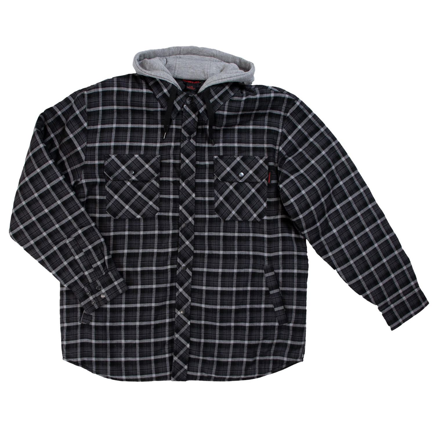 Fooler Front Quilt Lined Flannel Hooded Shirt | Walmart Canada