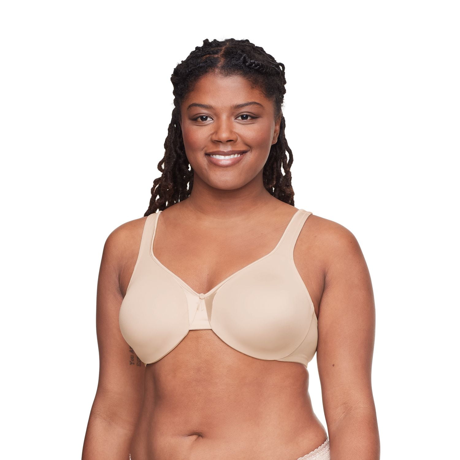 Warners® Signature Support Unlined Cushioned Underwire Bra 35002C, Sizes 36 to 42C; 34 44D/DD; 42DDD