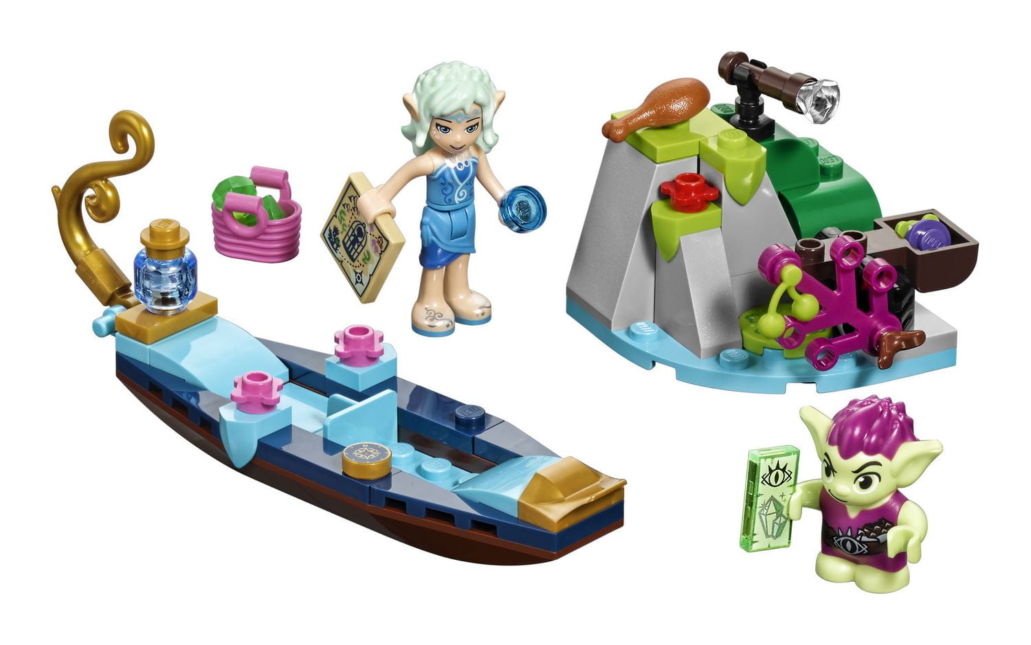 LEGO Elves Naida s Gondola The Goblin Thief 41181 Walmart