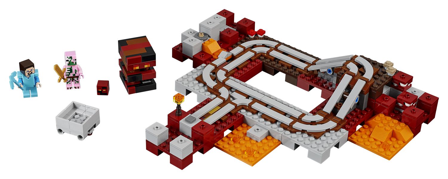 LEGO ® Minecraft ™ 21130 la Nether-Chemin de Fer-NEUF & neuf dans sa boîte 