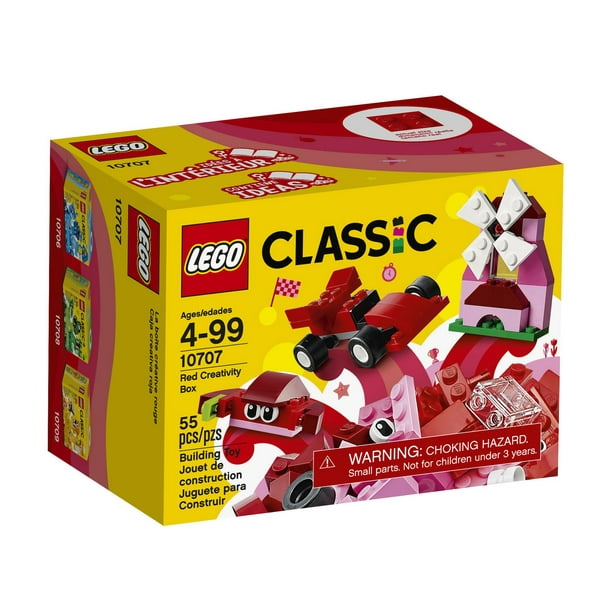 LEGO Classic Boîte de construction rouge (10707)