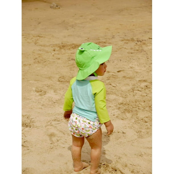 ZOOCCHINI UPF50+ Baby/Toddler Swim Diaper & Sun Hat Set - Puddles