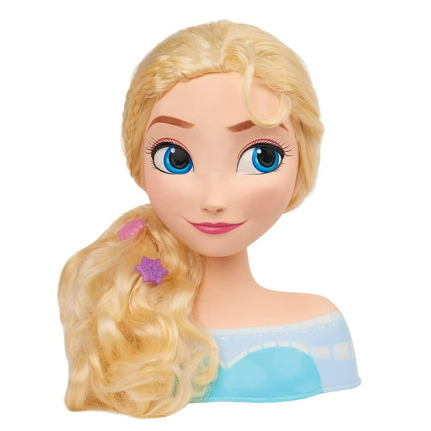 Reine des neiges Elsa Raiponce Barbie Tête à coiffer Bijoux ♥ Frozen Elsa  Barbie Styling Head 