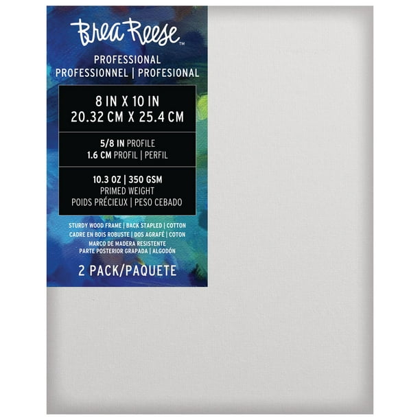 Brea Reese Toile de série professionnelle: 20.32x25.4 cm, 2 pz